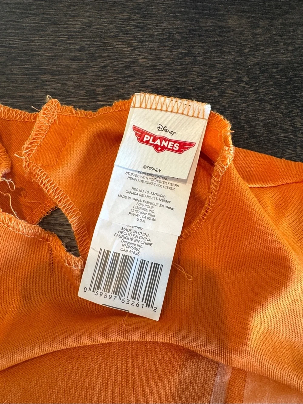 Disney Planes Dusty Crophopper Halloween Costume - Picture 2 of 9